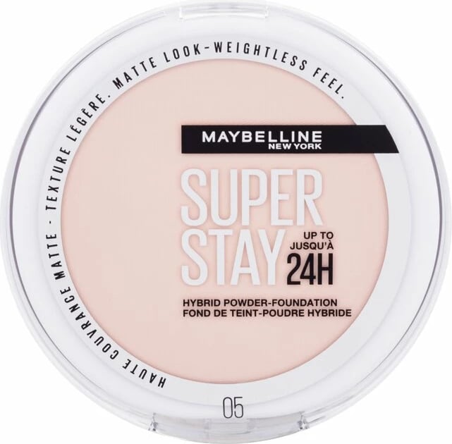 Fondatinë pudër për femra Maybelline Super Stay 24H Hybrid Powder-Foundation 05, 9g