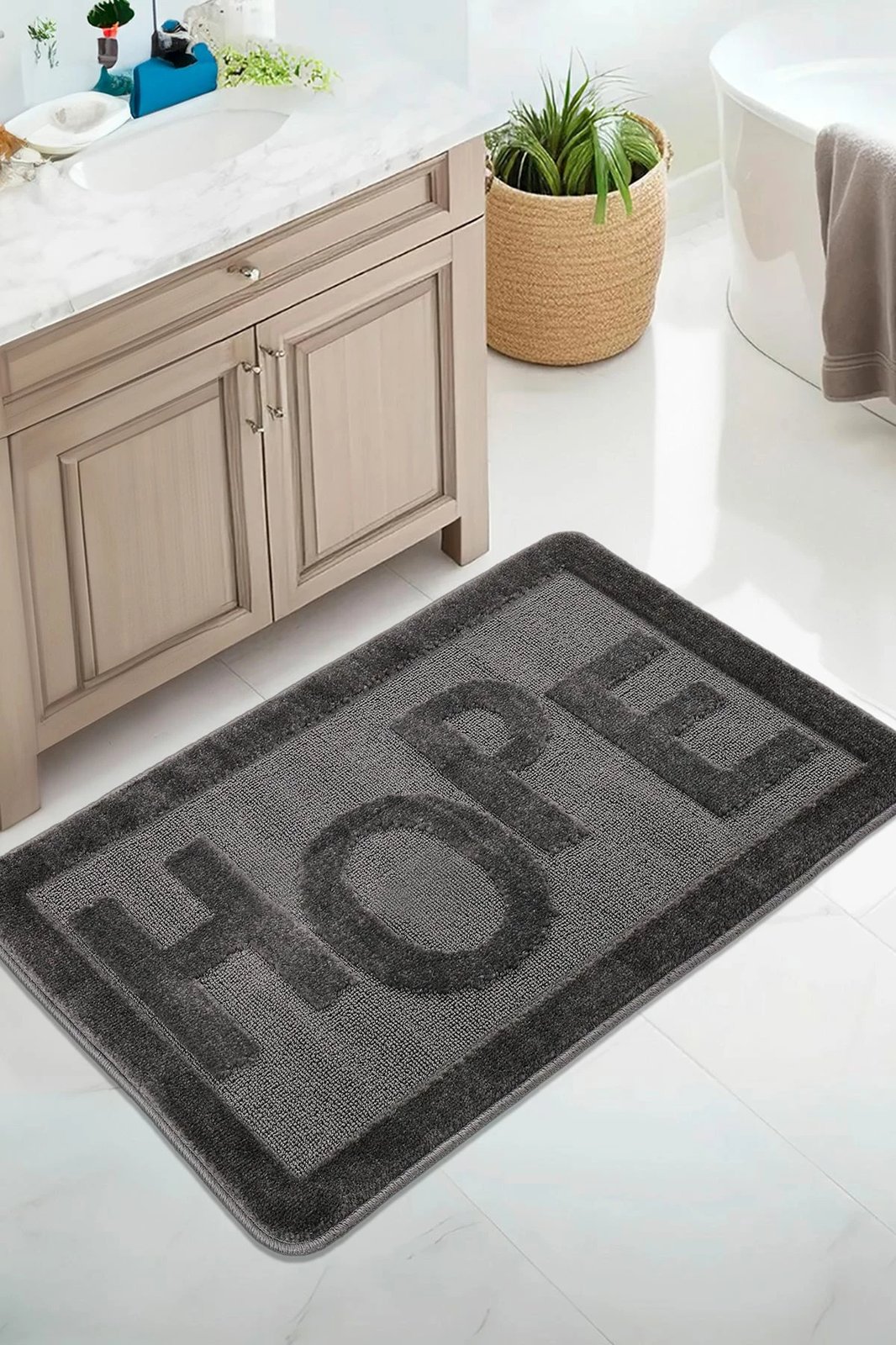 Tapet për banjo Mijölnir, Hope, ngjyrë antracit