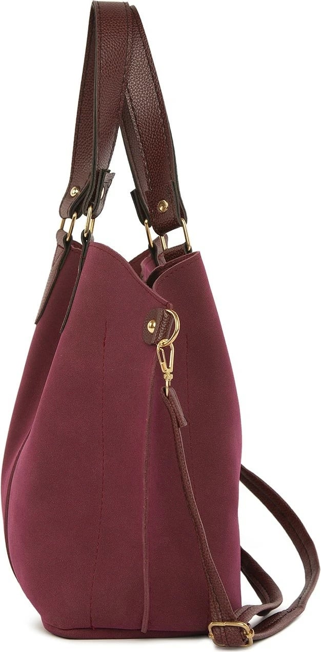 Çantë shpatullës, ngjyrë e kuqe Claret, Zoozie Bags, 3554 - 46096