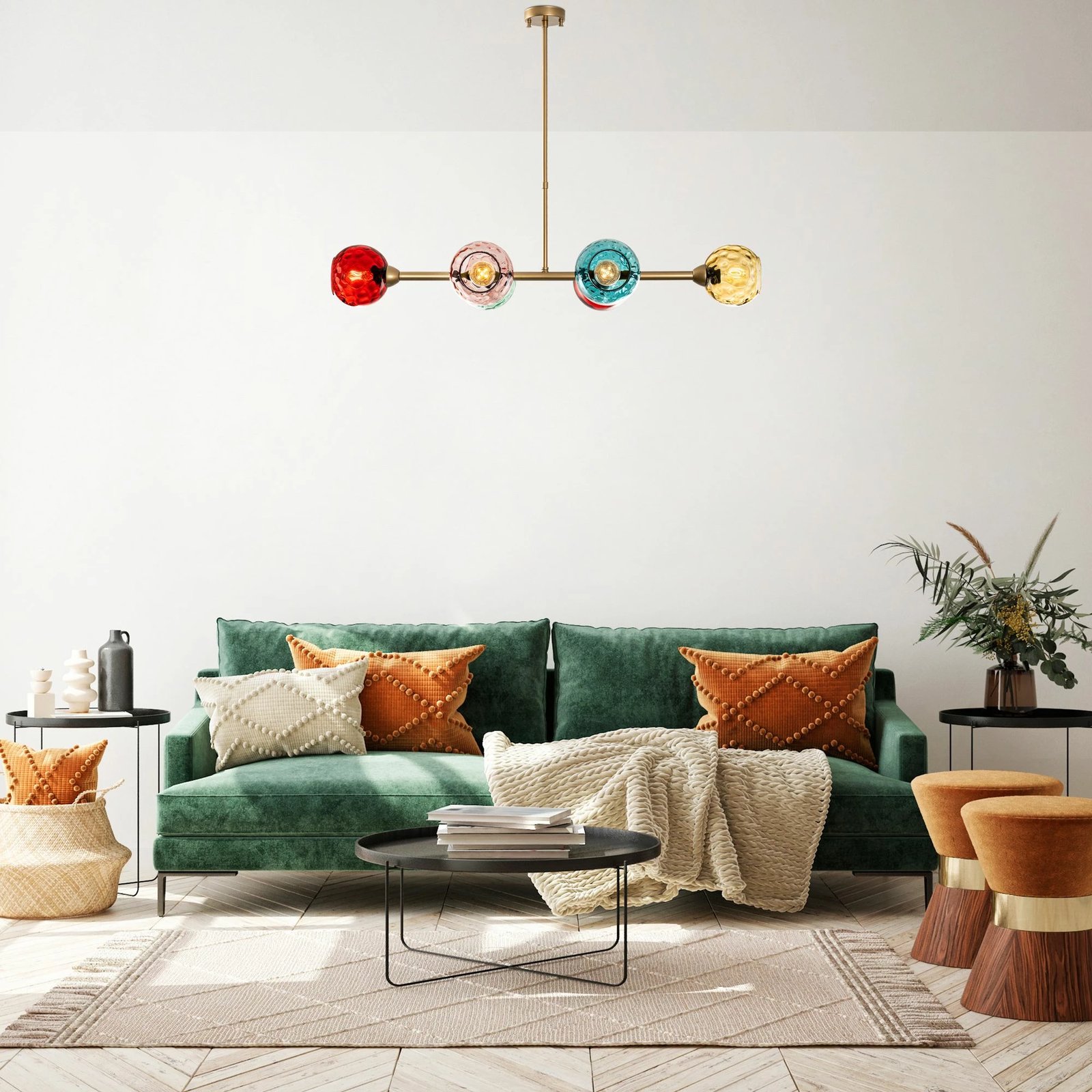 Llambë varëse Opviq, Benek - 15 - 14486, shumëngjyrëshe, ari