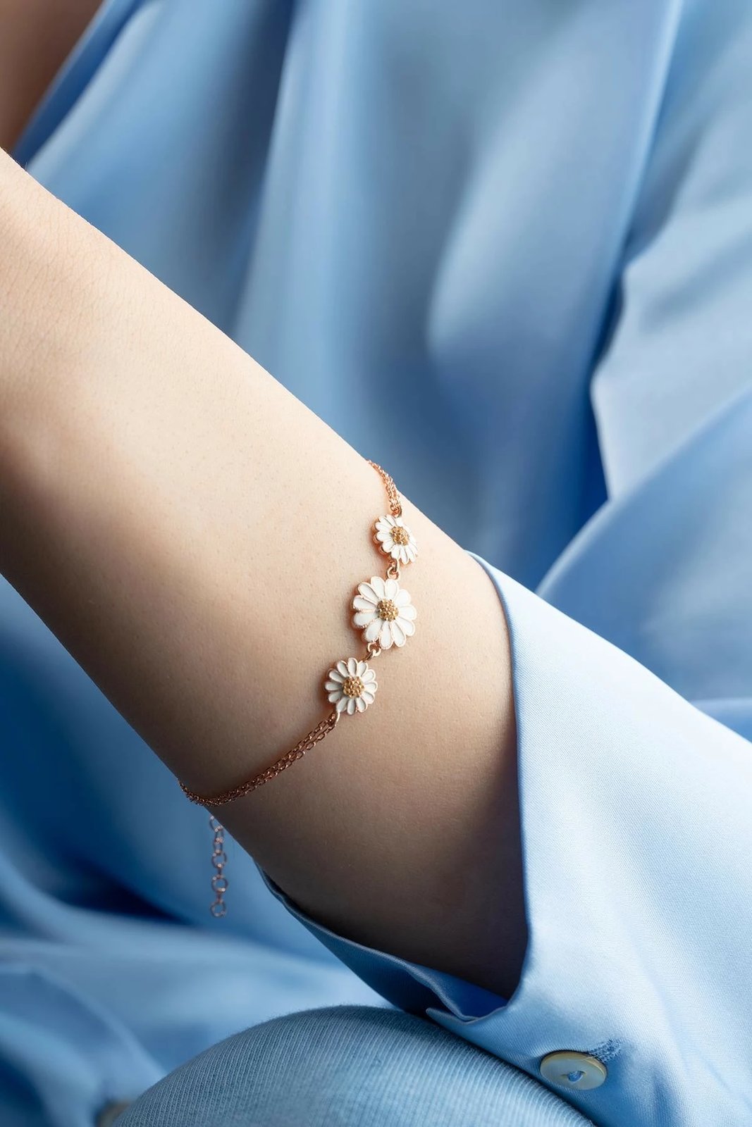 Byzylyk argjendi Jumeon, ngjyrë rozë e bardhë, NRZ999525