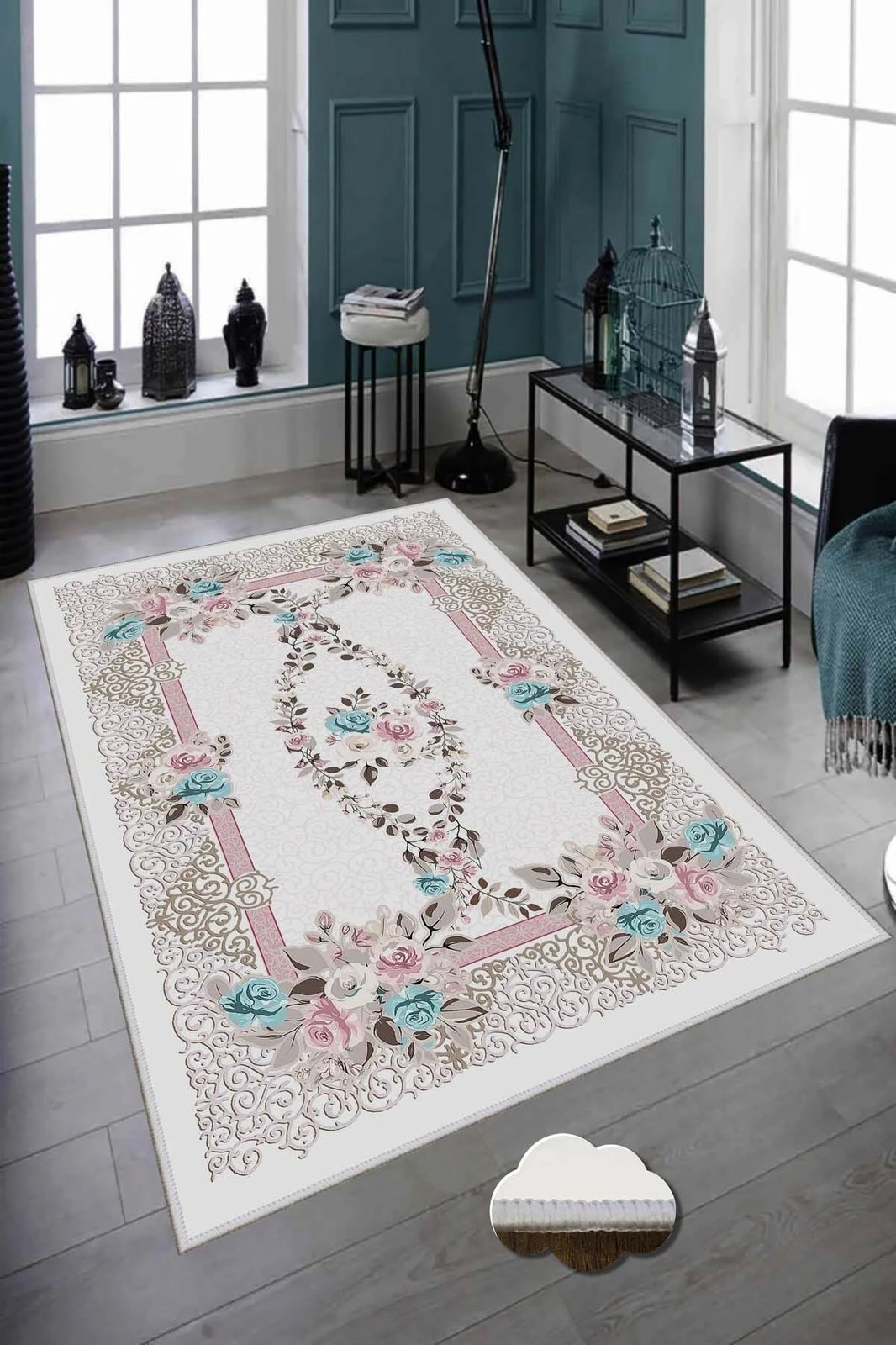 Qilim (50x80) Conceptum Hypnose, Hmnt862, shumëngjyrësh