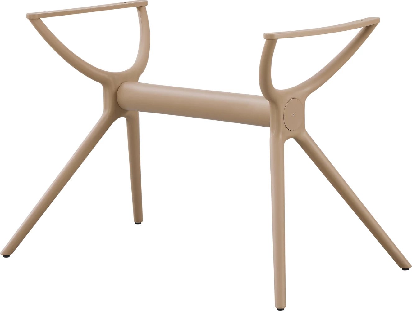 Këmbë tavoline polipropileni-metal, ngjyrë kapuçino, FH463.04, për sipërfaqe tavoline 120x80cm