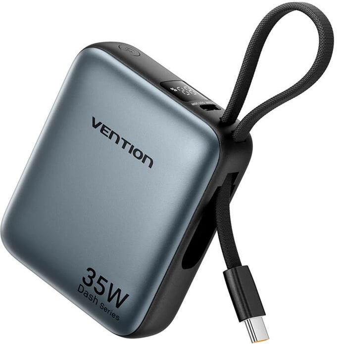 Powerbank Vention FHEH0, 10000mAh, 35W, Gri
