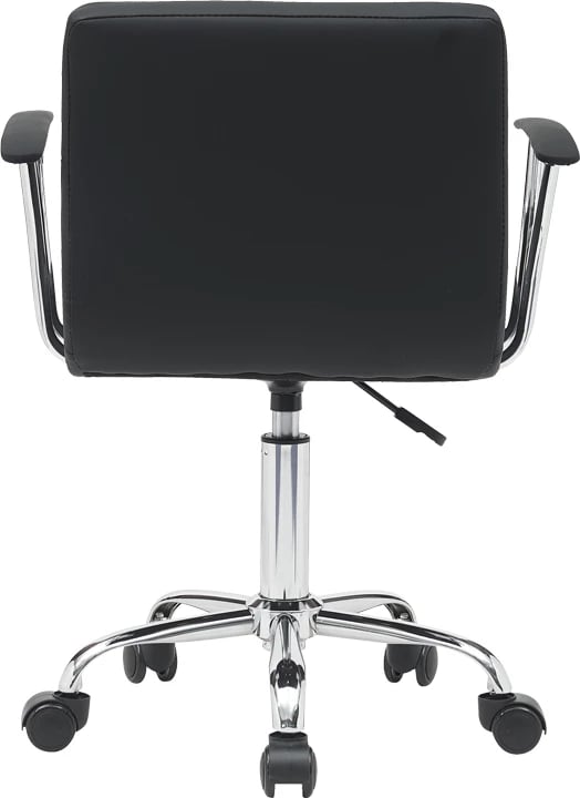 Karrige zyre Buleco pu e zezë 56x46x74-86cm