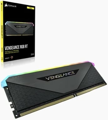 RAM Memorje Corsair Vengeance RGB RT 32GB (2x16GB) DDR4 3600MHz, e zezë