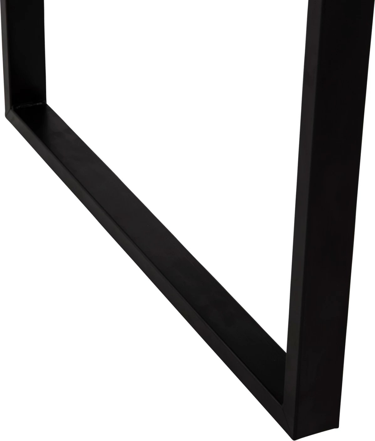 Tavolinë kafeje FH9585.02 MDF, sipërfaqe tavoline ngjyrë mermeri gri, bazë metalike e zezë, 120x60x46 cm