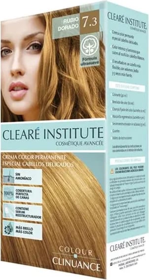 Ngjyrë për flokë unisex CLEARÉ INSTITUTE Colour Clinuance 7.3 Golden Blonde