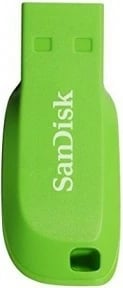 USB stick Sandisk Cruzer Blade 16GB, gjelbër