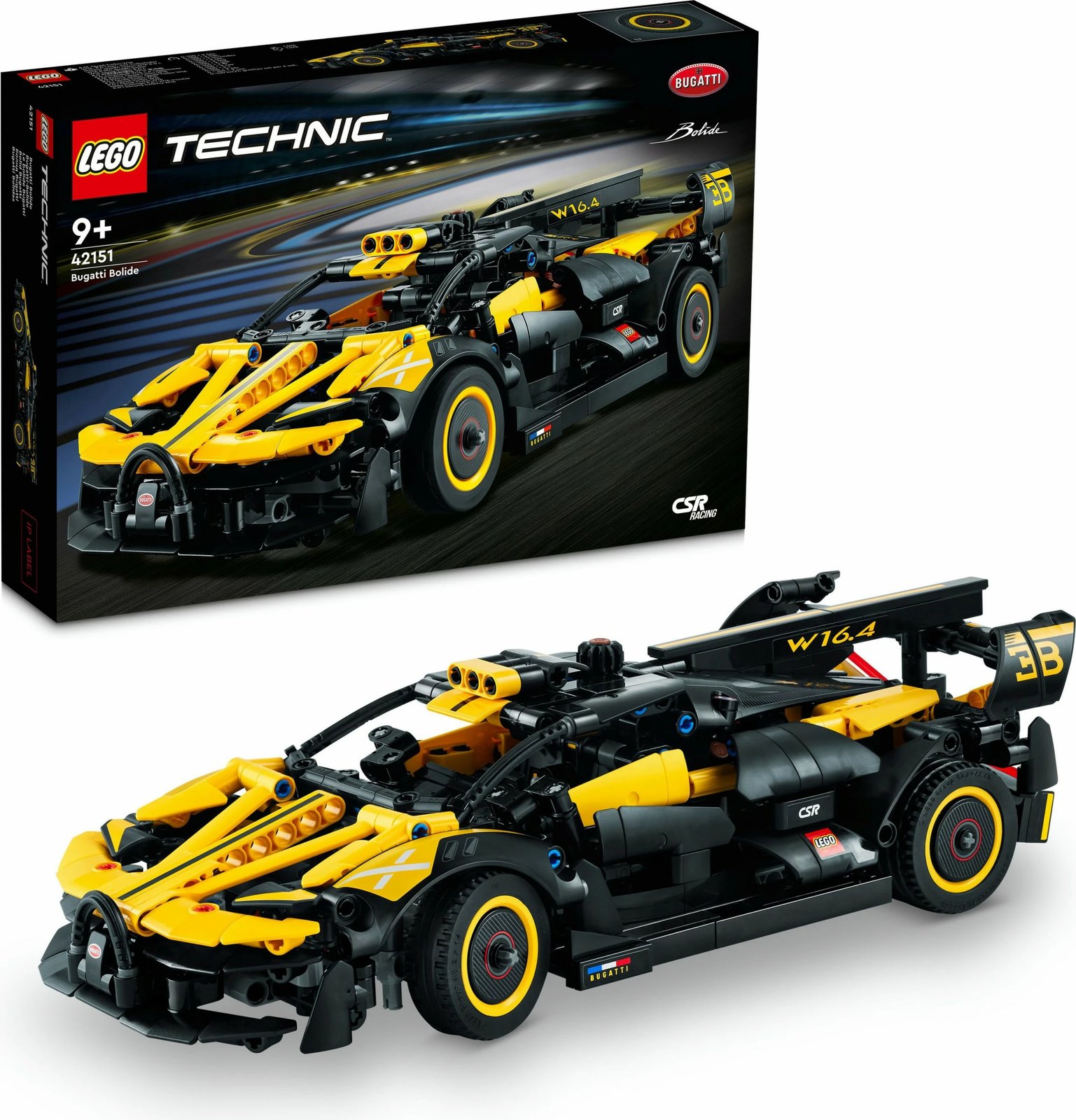 Set ndërtimi LEGO Technic Bugatti Bolide, 905 pjesë, plastikë, shumëngjyrësh Set ndërtimi LEGO Technic Bugatti Bolide, 905 pjesë, plastikë, shumëngjyrësh