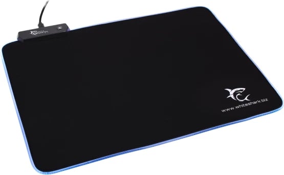 Mousepad White Shark 35x25cm LED MP-1862 - LUMINOUS L