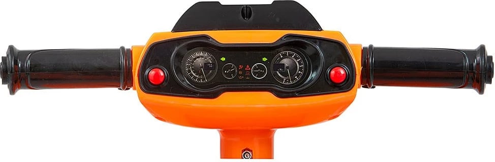 ATV lodër për hipje me zë, Milly Mally Monster, timon interaktiv, depo nën sedilje, ngarkesë 25 kg, 12m+, portokalli