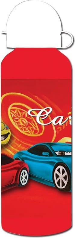 Shishe alumini NEXT Cars 500ml, e kuqe