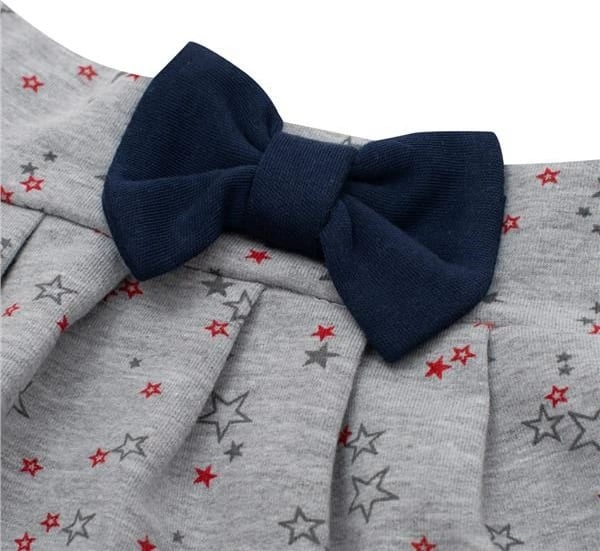 set vajzash, New Baby Emma, madhësia 68 (4-6m), gri, set 3 pjesësh