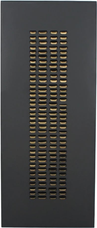 Pikturë dekorative Escape, metal i zi dhe ar, 50x120x4cm