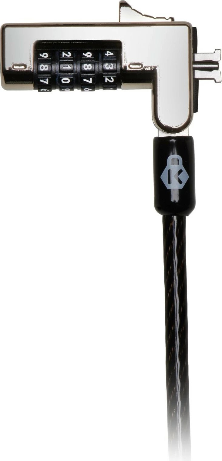 Kabllo sigurie Kensington Slim NanoSaver me kod, 1.8m, e zezë