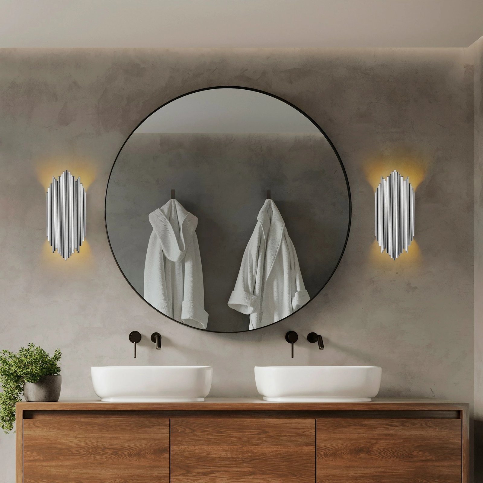 Llambë muri Opviq, Kara - 13347, krom