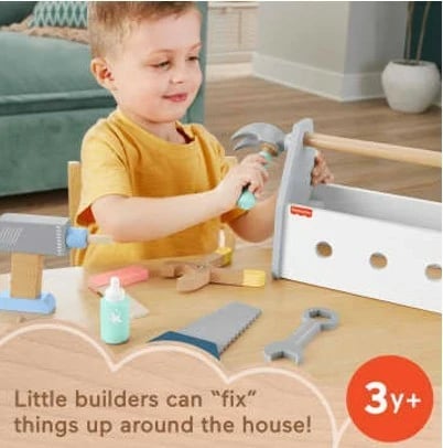 Set veglash druri për fëmijë Fisher Price HYG50, multikolor, 9 pjesë