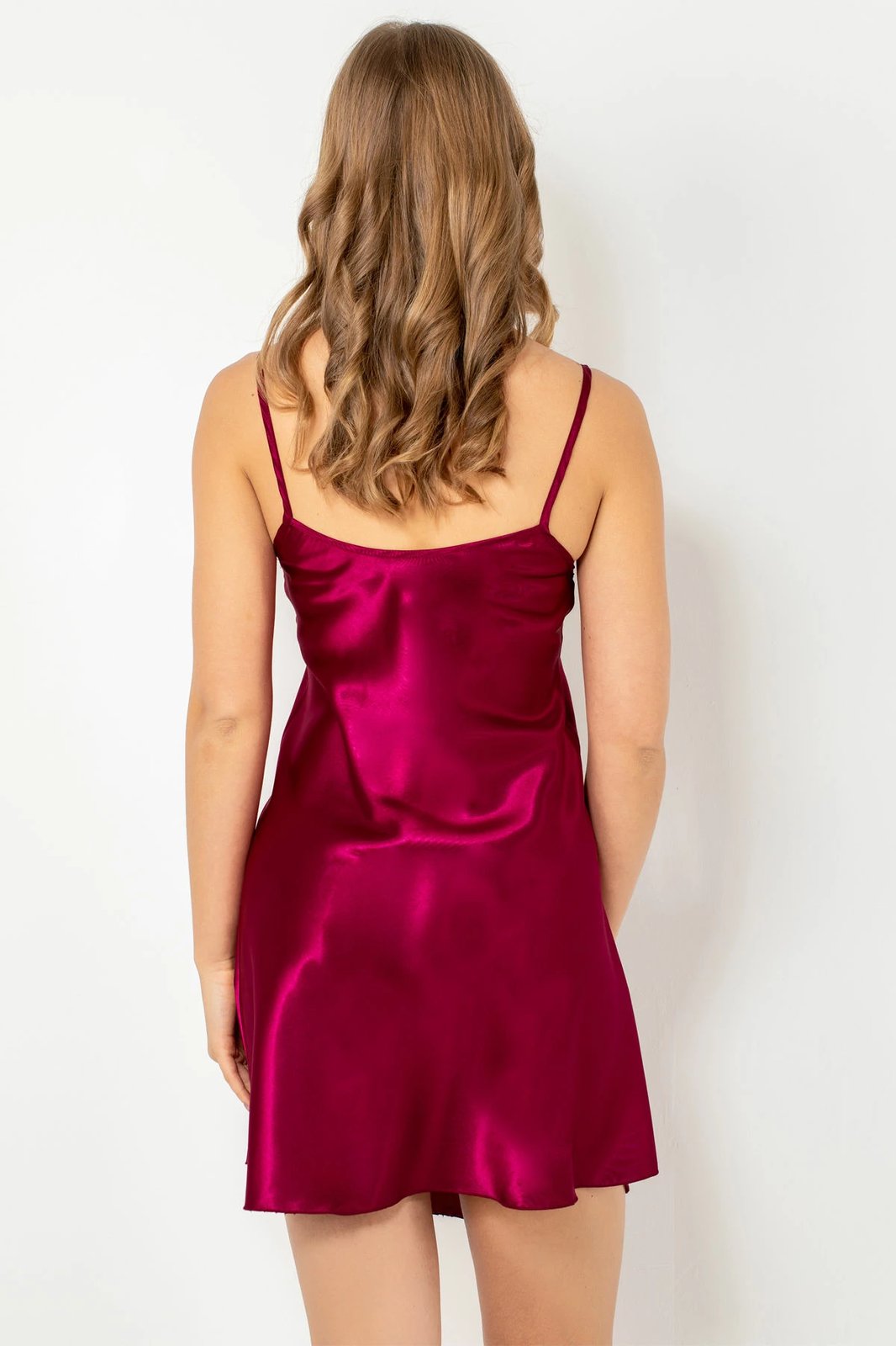 Babydoll Jumeon, ngjyrë e kuqe e thellë, 001-018568, M/L