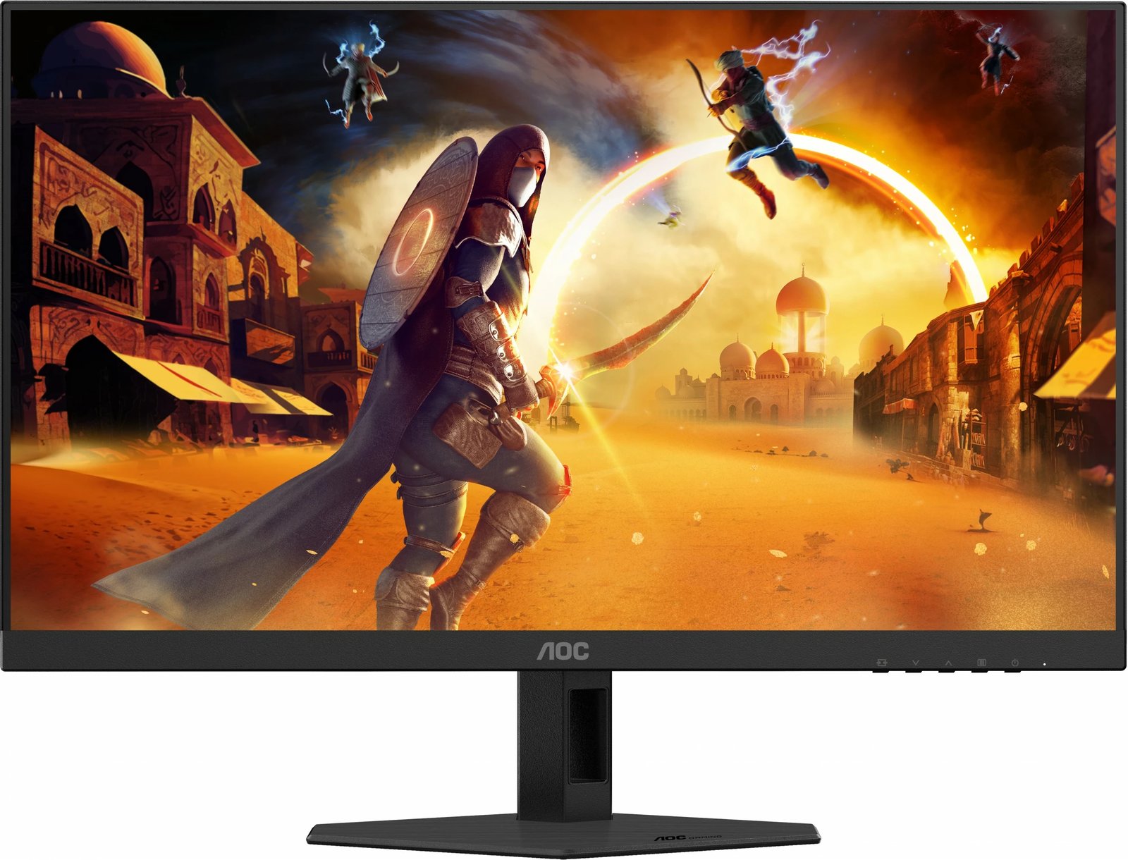 Monitor gaming AOC 27G4HRE 27 inç, Full HD, 200Hz, IPS, i zi/kuq Monitor gaming AOC 27G4HRE 27 inç, Full HD, 200Hz, IPS, i zi/kuq