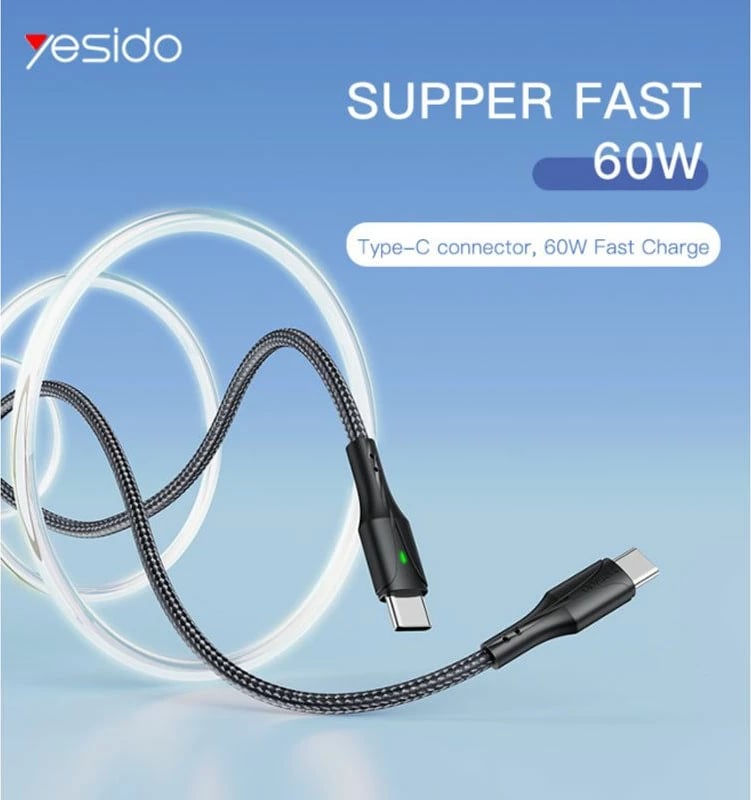 Kabllo Type-c To Type-c 1.2m 3a 60w Led Light