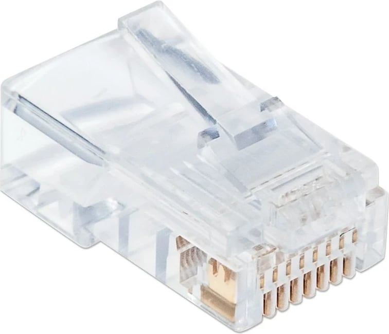 Adapter Techly, RJ45 Cat5e UTP, transparent