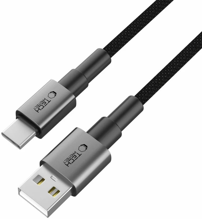 Kabllo Tech-Protect UltraBoost DNA USB-A / USB-C 200cm, Gri