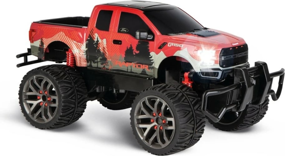 Makine RC Carrera Ford F-150 Raptor, 40cm, 2.4GHz, Kuqe e zezë Makine RC Carrera Ford F-150 Raptor, 40cm, 2.4GHz, Kuqe e zezë