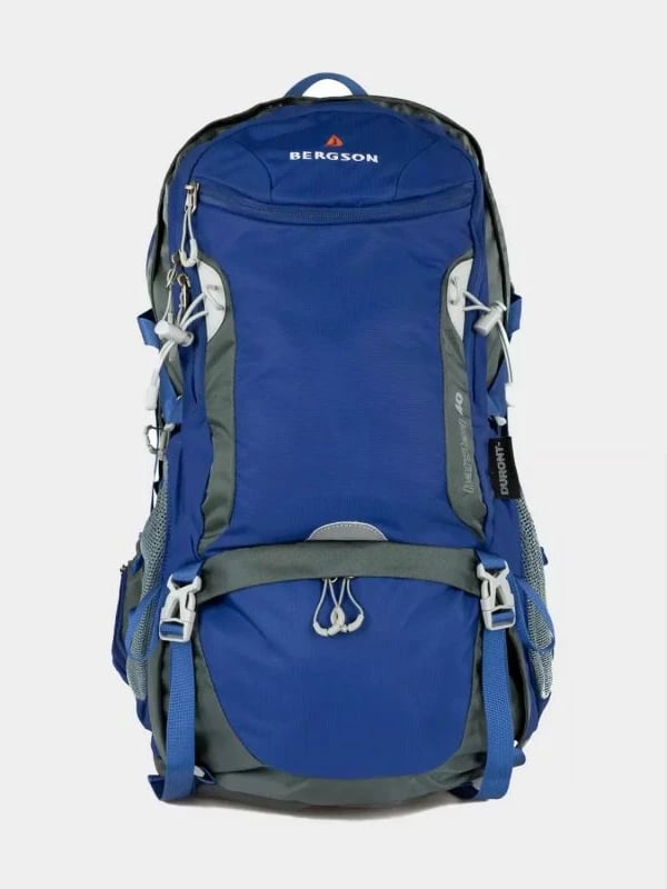 Çantë shpine për turizëm Bergson Harstad, 40L, blu