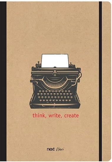 Fletore fleksibile NEXT Trends Typing, 17x25cm, 2 lëndë, 160 faqe