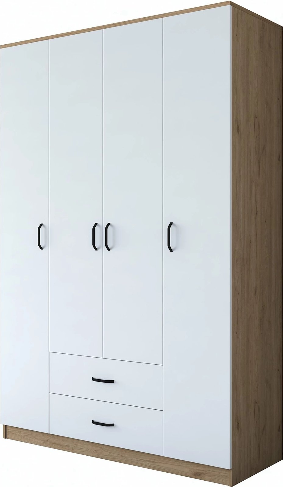 Dollap Hanah Home, ngjyrë arr dhe e bardhë, BA112 - 2331