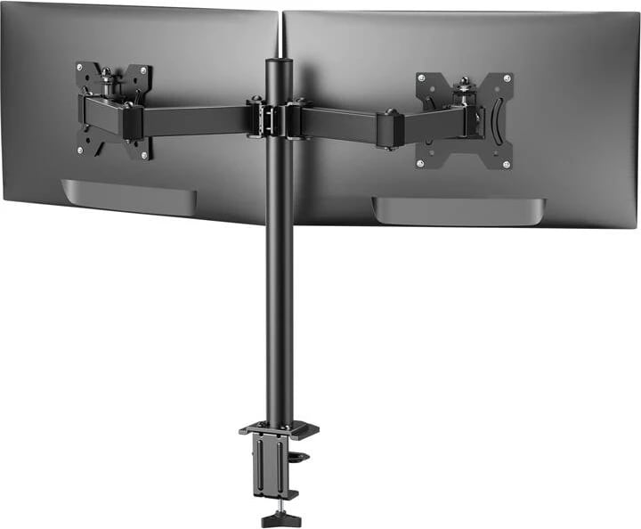 Mbajtëse monitori Huanuo HNCM7 për 2 ekrane, 13-30", e zezë