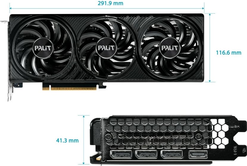 Kartelë grafike Palit GeForce RTX 5060 Ti Infinity 3, 8GB GDDR7, 128-bit, PCI-E 5.0, 3x DisplayPort/HDMI