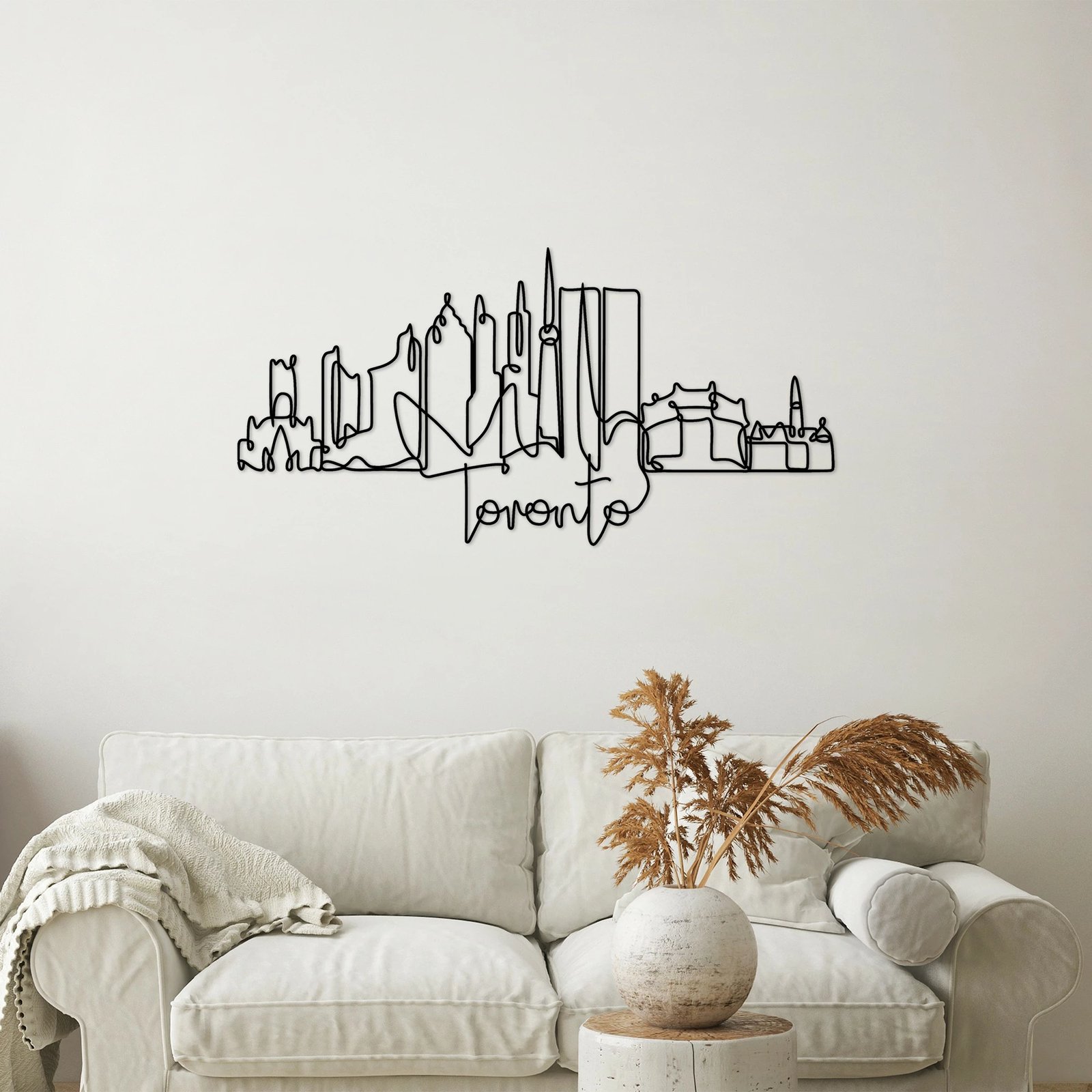 Aksesor dekorativ metalik për mur, Wallity, Toronto