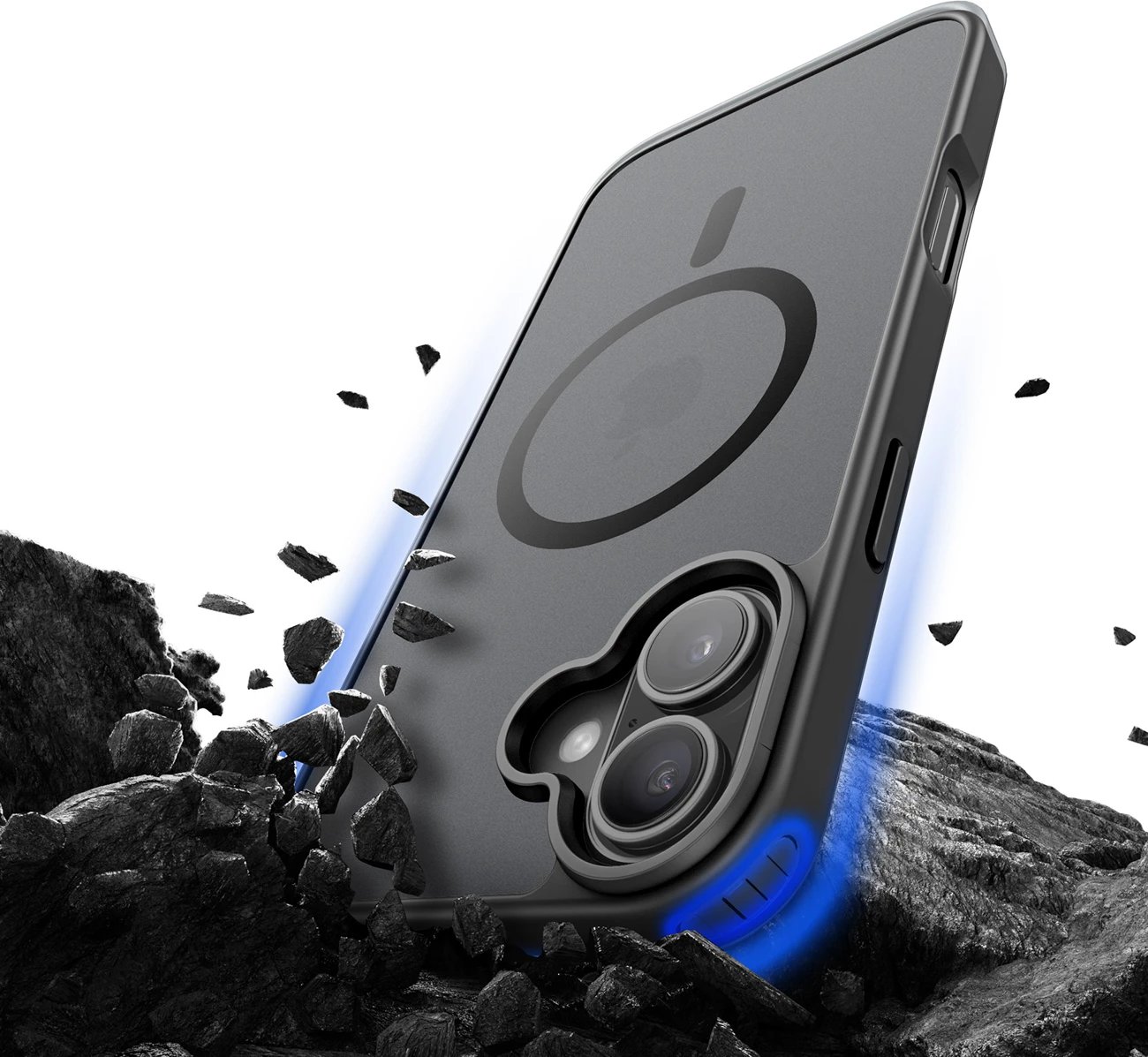 Mbështjellës Dux Ducis Yind për iPhone 17, MagSafe, i zi