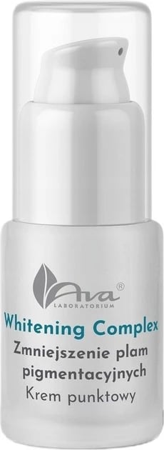 Krem për njolla Ava Laboratorium Whitening Complex Intensive Care Spot Cream Brightening Discolorations për femra, 15ml