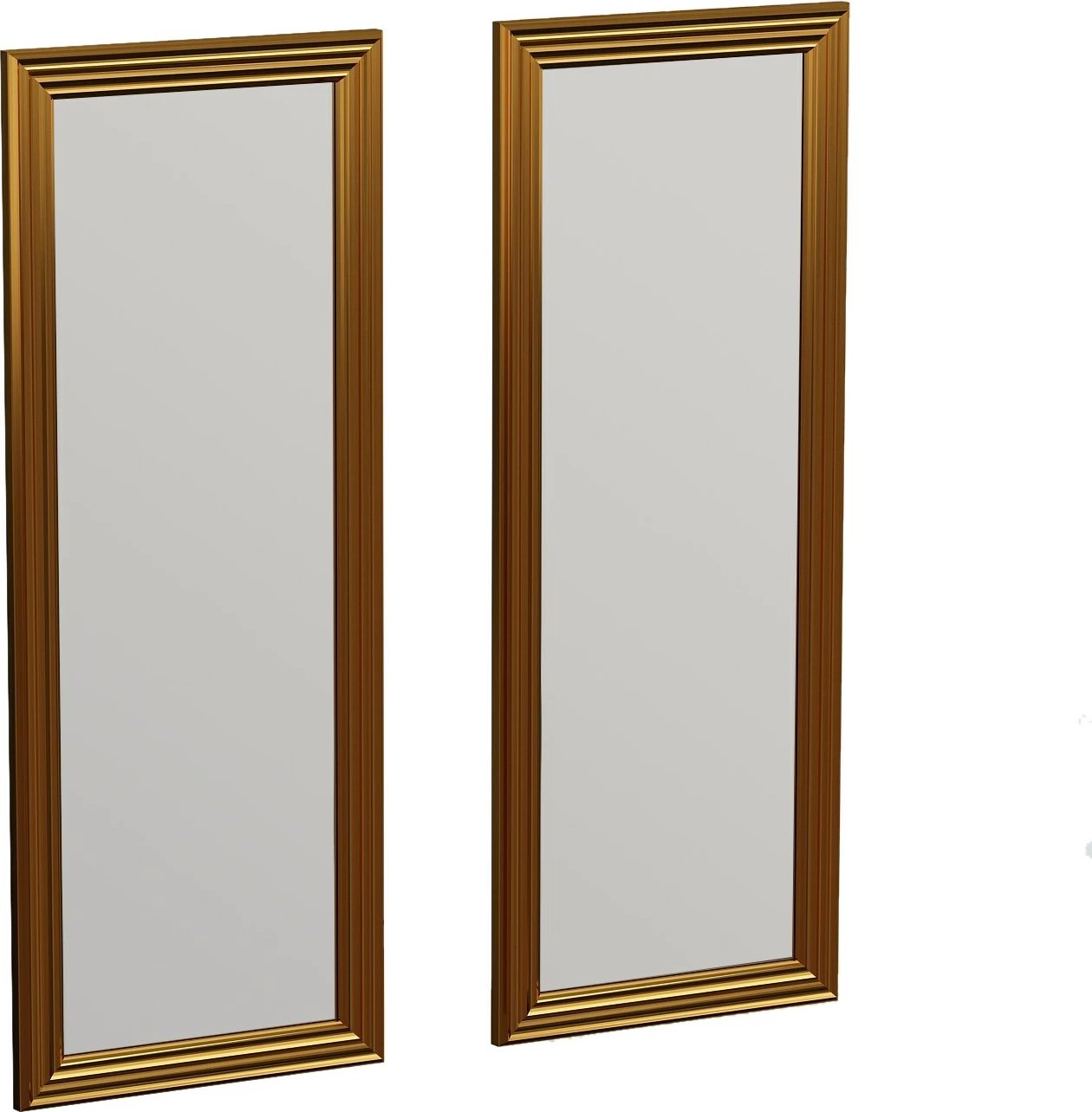 Set pasqyrash (2 copë), Hanah Home, Candy, ngjyrë ari