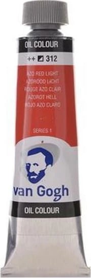 Ngjyrë vaji Talens Van Gogh 312, 20ml, Red Light Azo