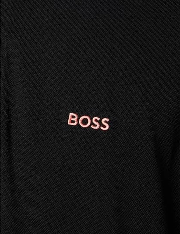 Maicë polo me mëngë të gjata Boss, meshkuj, e zezë