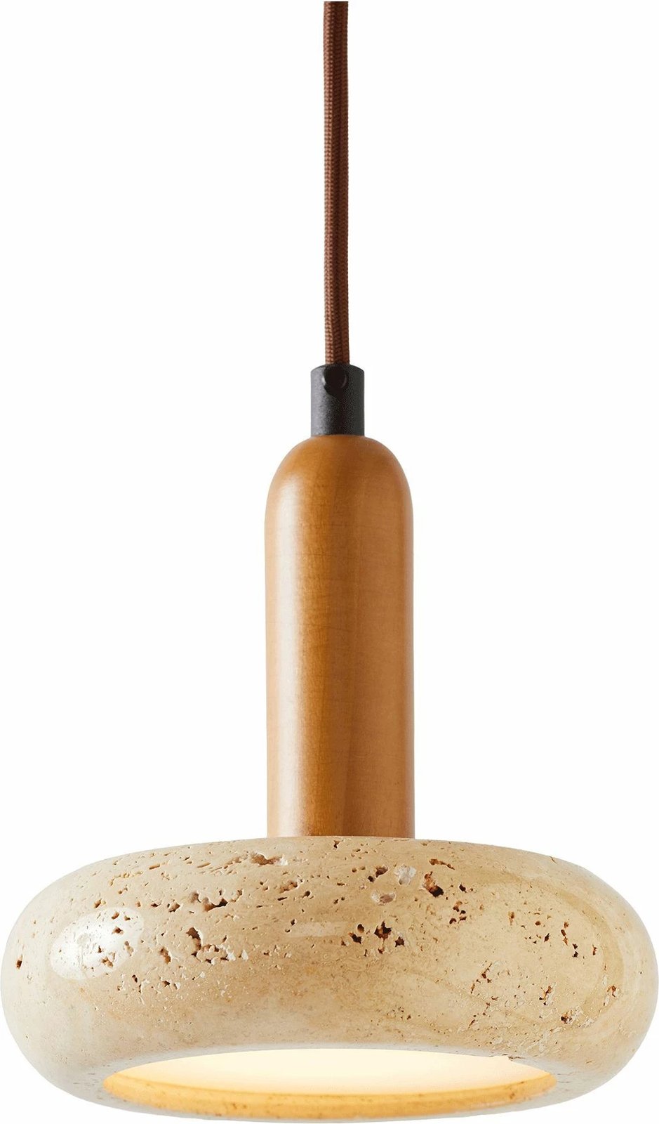 Llambë tavani Opviq, model Worm, ngjyrë lisi