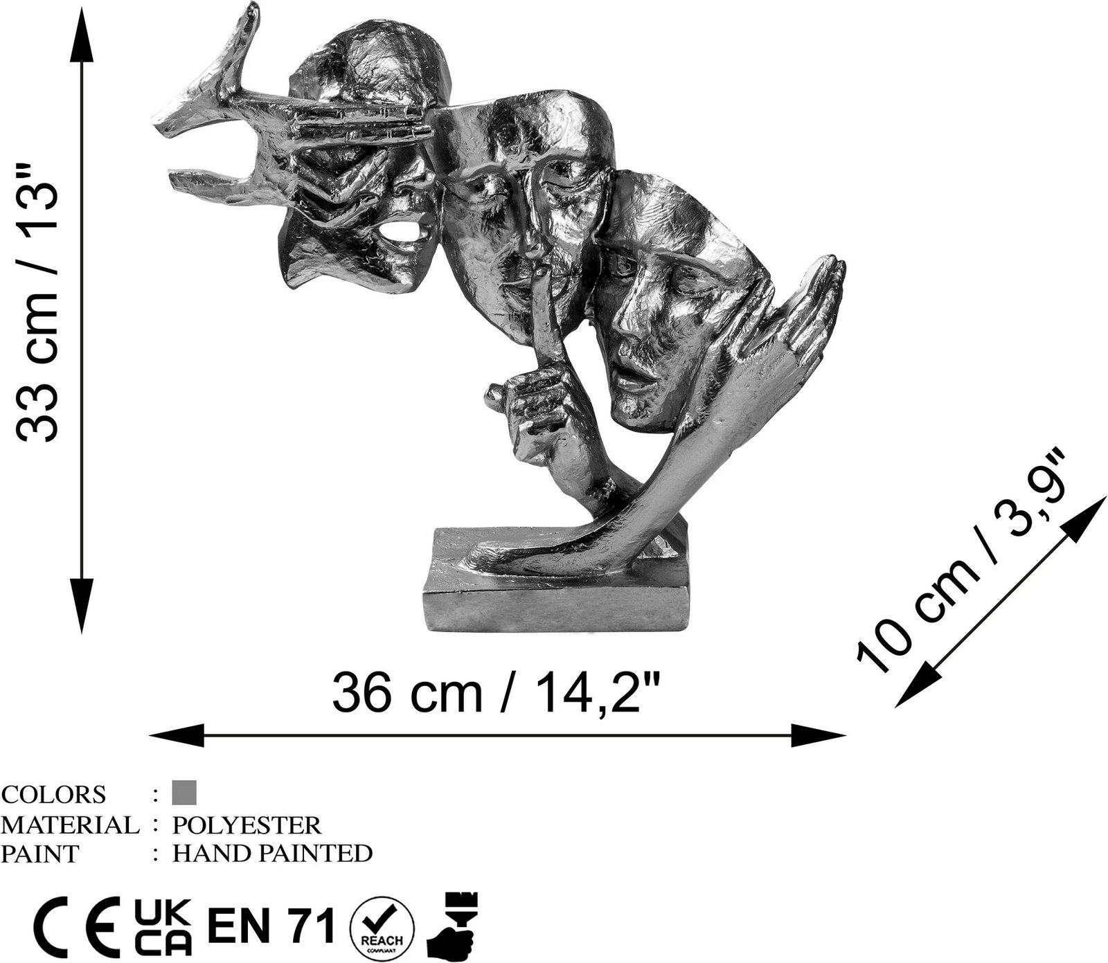 Objekt dekorativ Evila Originals, Yak-034-B Objekt dekorativ Evila Originals, Yak-034-B