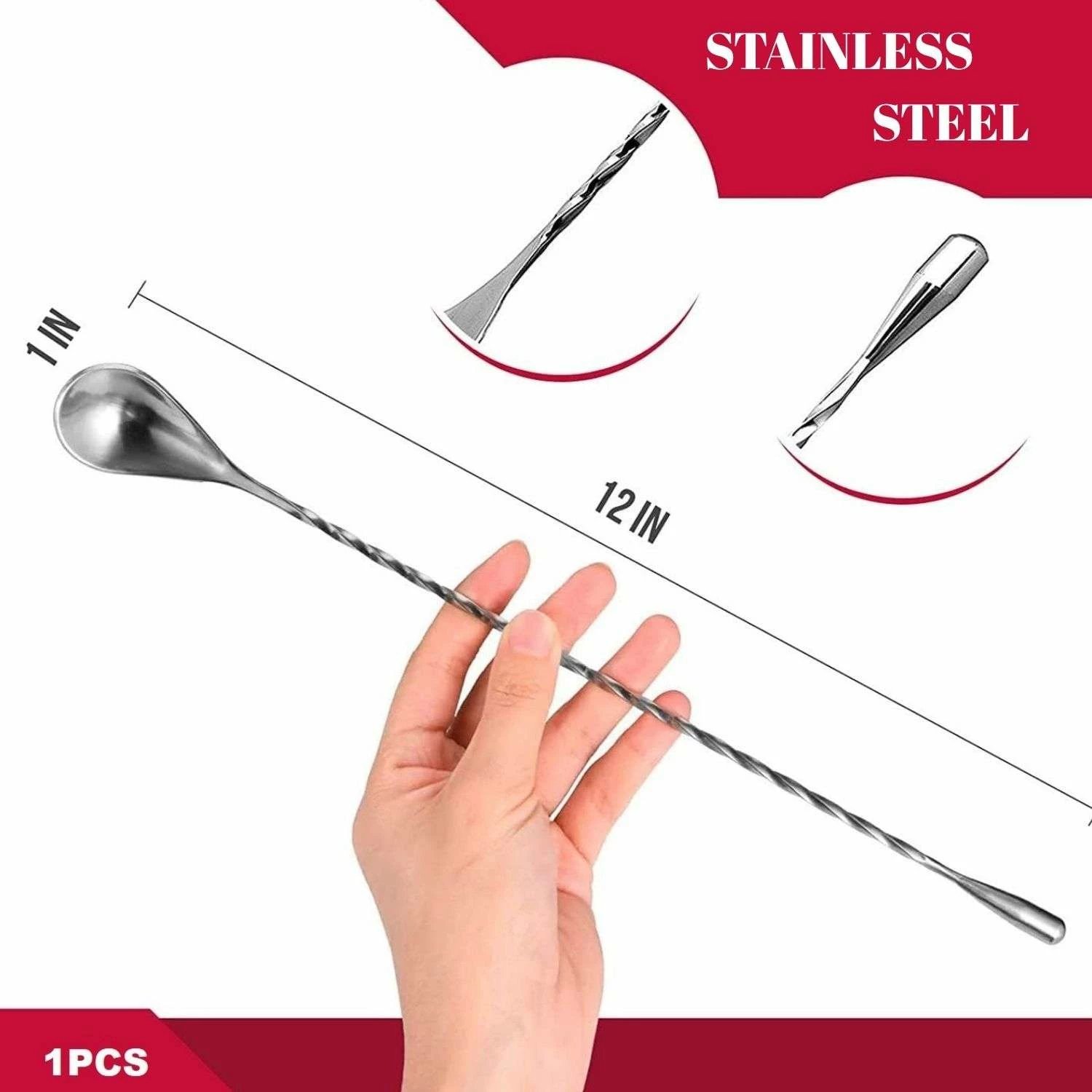 Lugë për koktej, Hermia Concept, ngjyrë argjendi