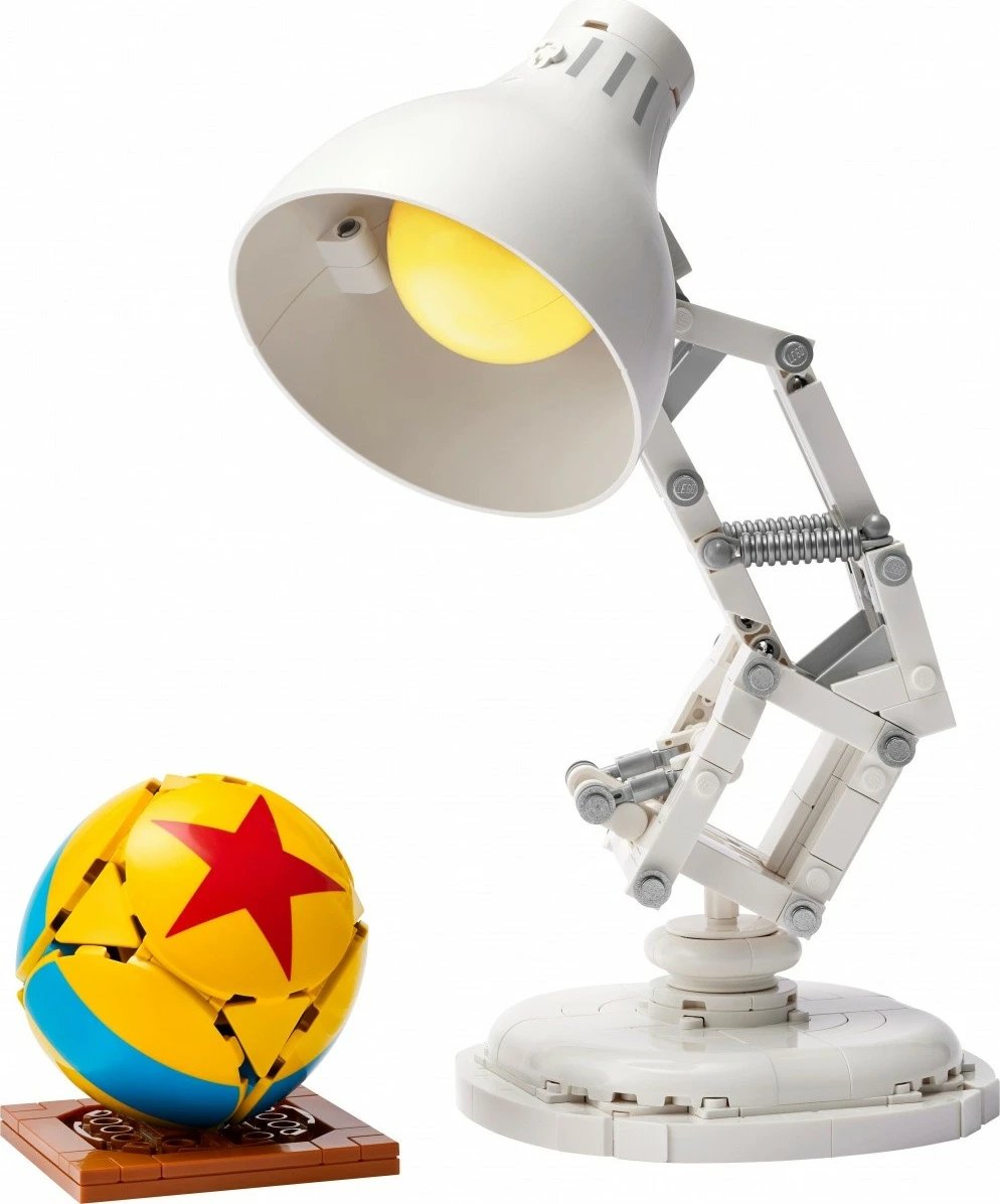 Set ndërtimi LEGO Disney Pixar Luxo Jr. 21357, 613 pjesë, i bardhë