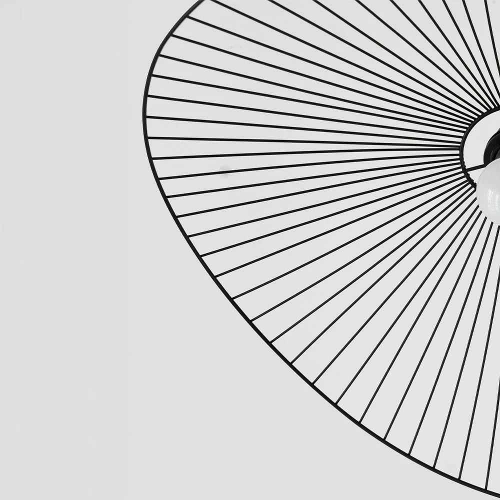 Llambë tavani ANDALUCIA, metal i zi, 61x58x14cm