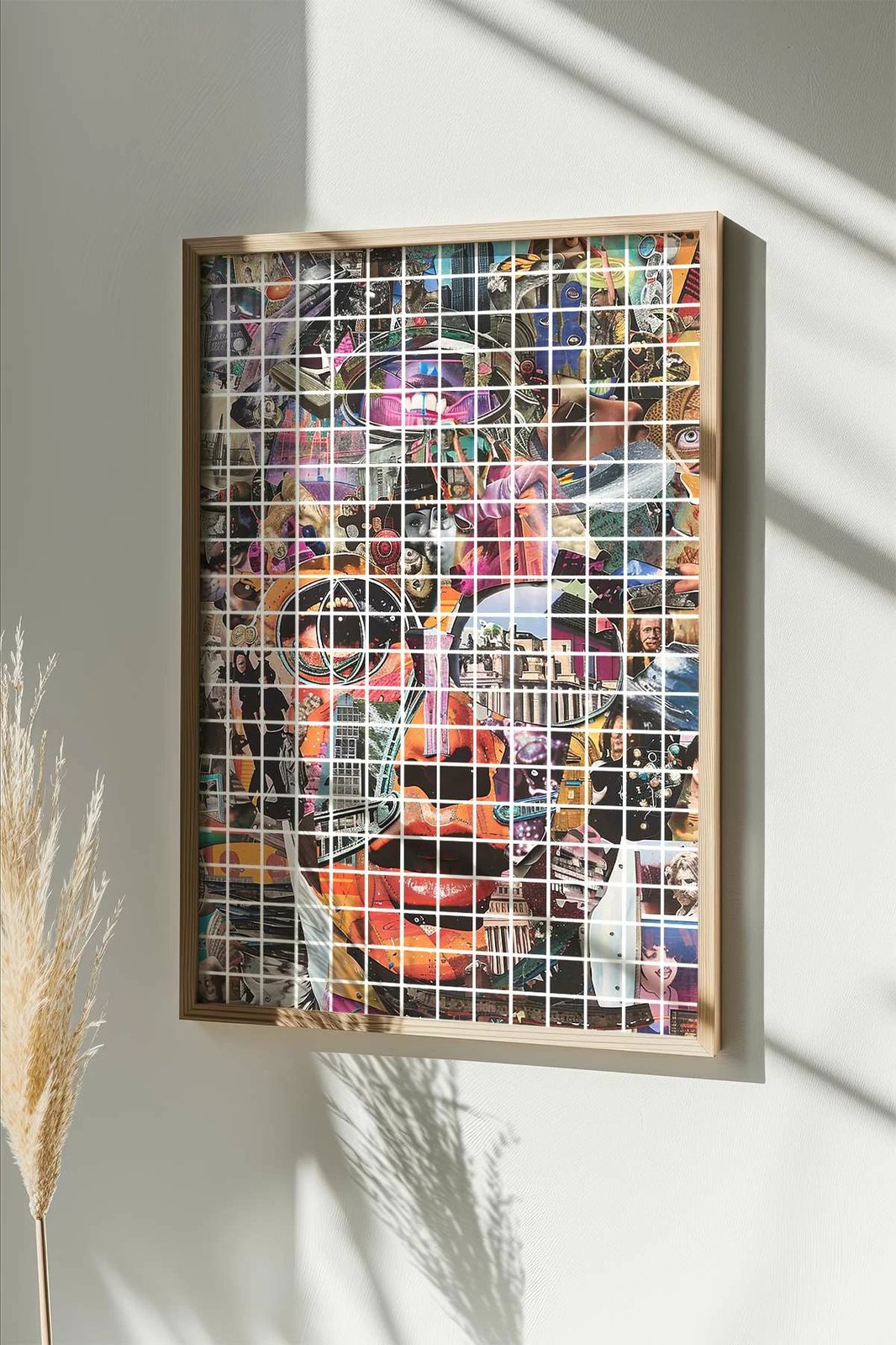 Pikturë dekorative me kornizë, Wallity Popkare18, shumëngjyrëshe, 33x48cm