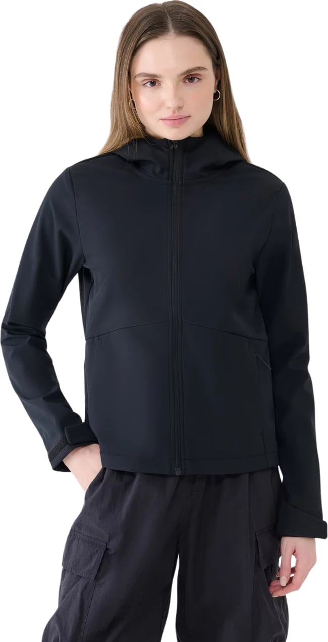 Jakne softshell për femra 4F, e zezë