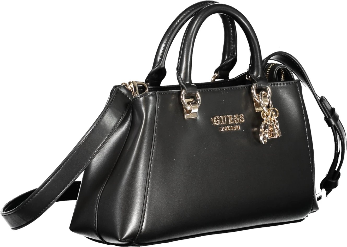 Çantë GUESS JEANS Evelune për femra, e zezë
