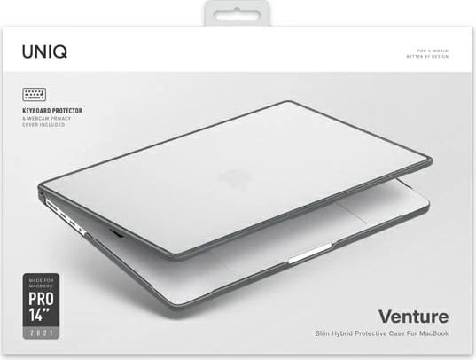 Mbështjellës laptop, UNIQ, Venture, për MacBook Pro 14" 2021 (M1), gri