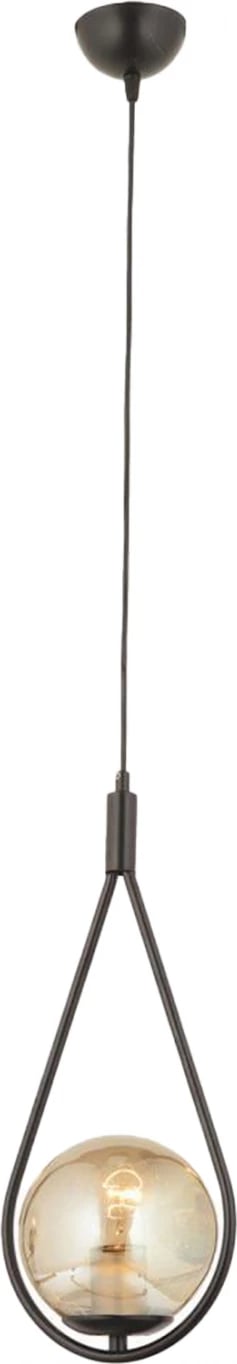 Llambë varëse tavani metalike e zezë FH7385.01 20x101 cm