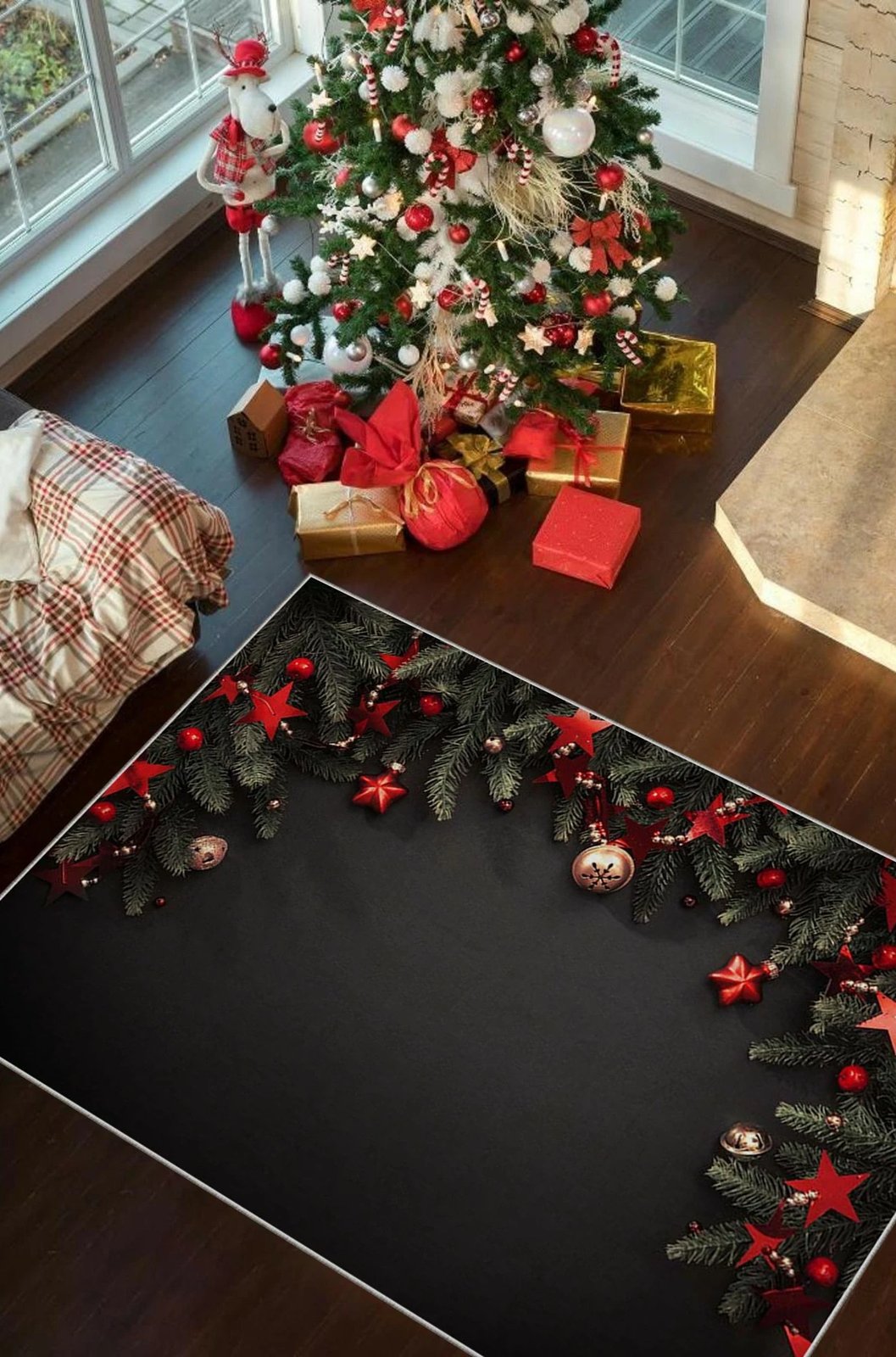 Qilim dekorativ, shumëngjyrësh, 120x180cm, Conceptum Hypnose, Chr_17